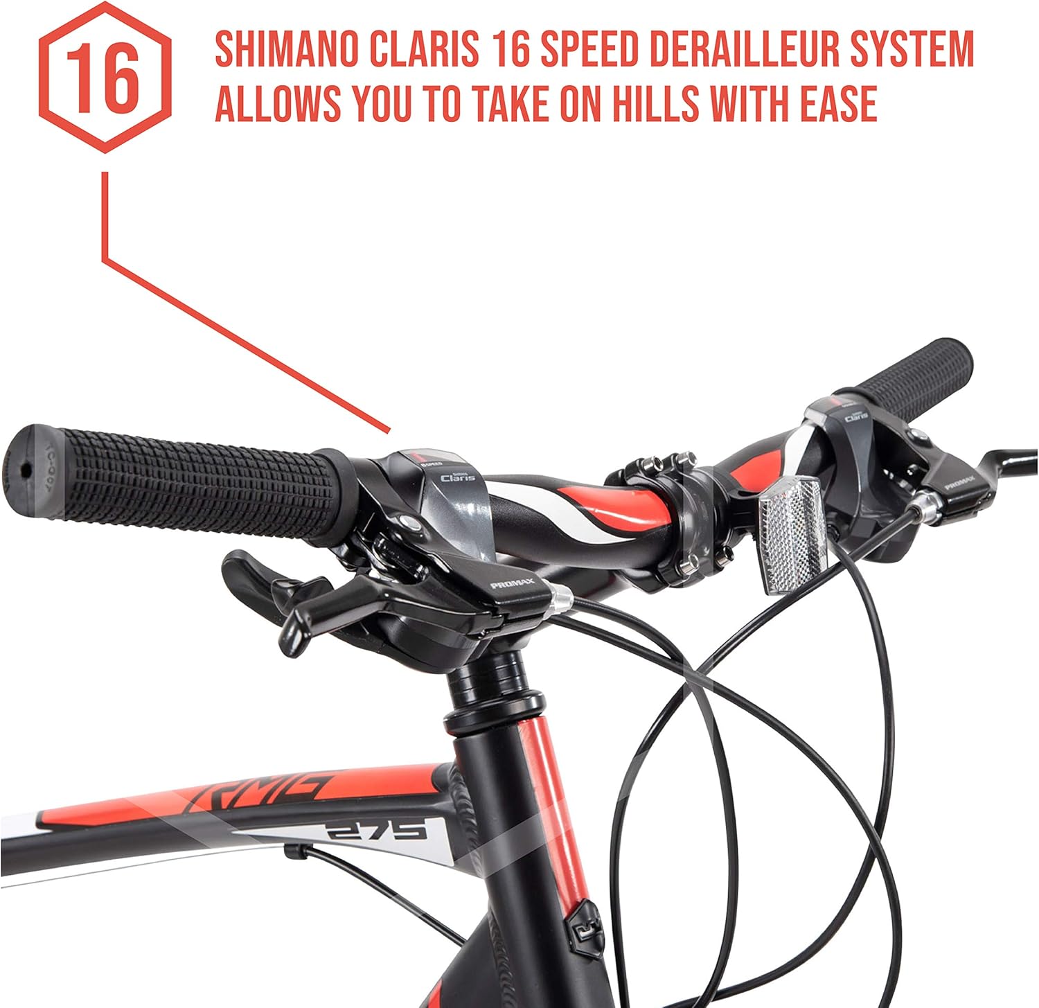 Royce Union RMG 27.5" Gravel Bike, 19" Frame, Lightweight Aluminum Frame, Shimano 16 Speed, Disc Brakes