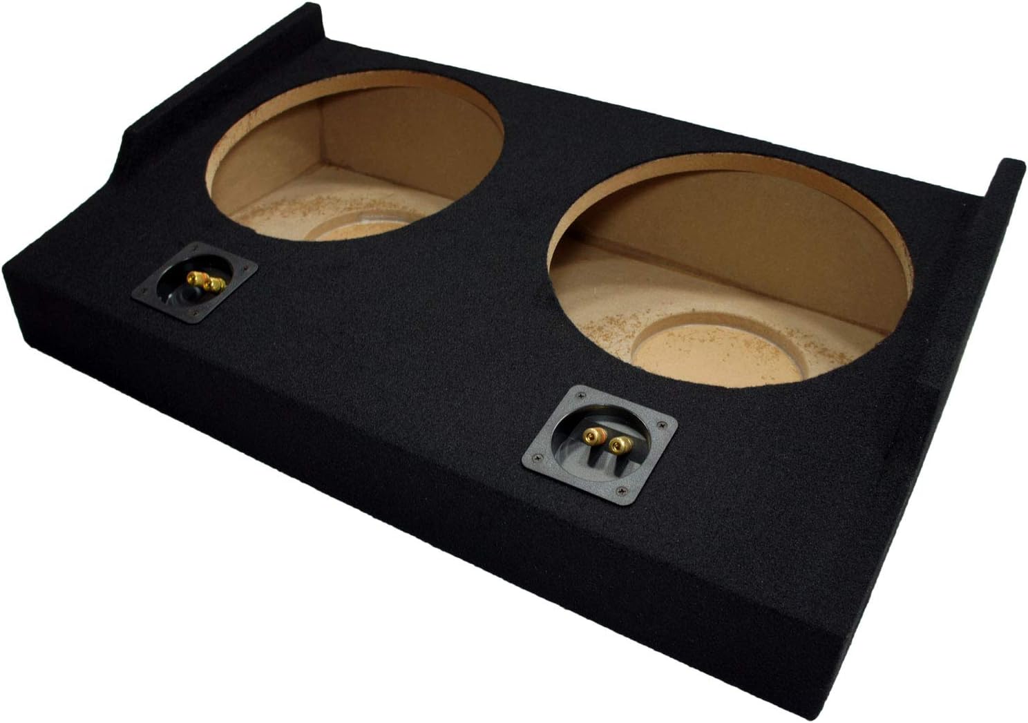 ASC Dual 12" Sub Box Subwoofer Enclosure Compatible with Ford F-150 2015-UP Super Cab EXT Truck