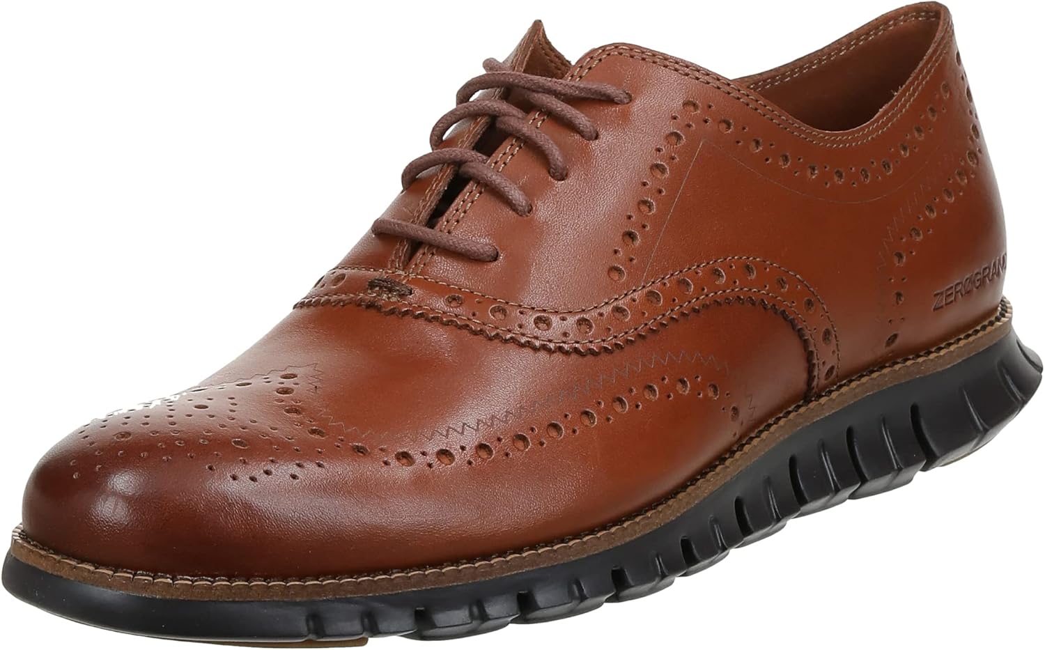 Cole Haan Men's Zerogrand Wing OX Oxford, british tan leather/java, 10.5 M US