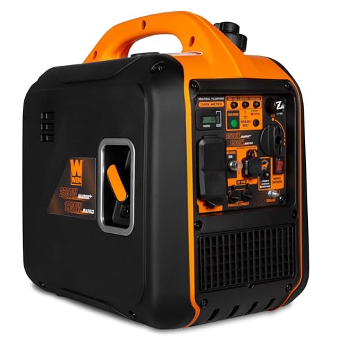 WEN 2800-Watt Dual Fuel Inverter Generator, Quiet, Portable, and Lightweight with Fuel Shut Off and CO Watchdog (DF280iX)