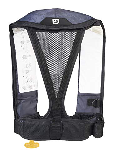 BLUESTORM Atmos 40 Automatic/Manual Inflatable PFD Life Jacket for Adults | US Coast Guard (USCG) Approved Life Vest