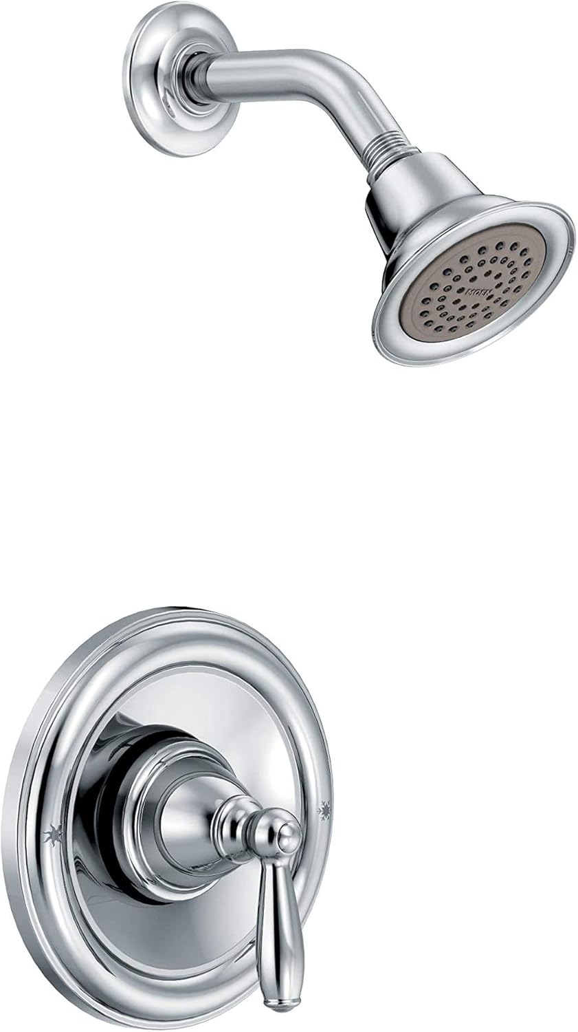 Moen T2152BN Brantford Posi-Temp Pressure Balancing Shower Valve Trim Kit Valve Required, Brushed Nickel
