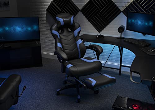 RESPAWN 110 Pro Gaming Chair - Gaming Chair with Footrest, Reclining Gaming Chair, Video Gaming Computer Desk Chair, Adjustable Desk Chair