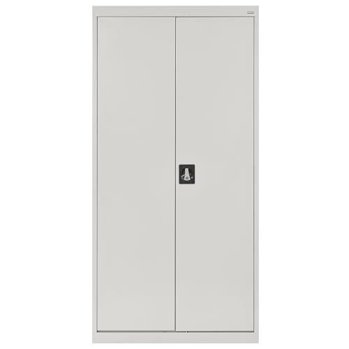 Sandusky Lee EA4R362472-02 Welded Steel Elite Storage Cabinet with Adjustable Shelves, 24" Length x 36" Width x 72" Height, Charcoal