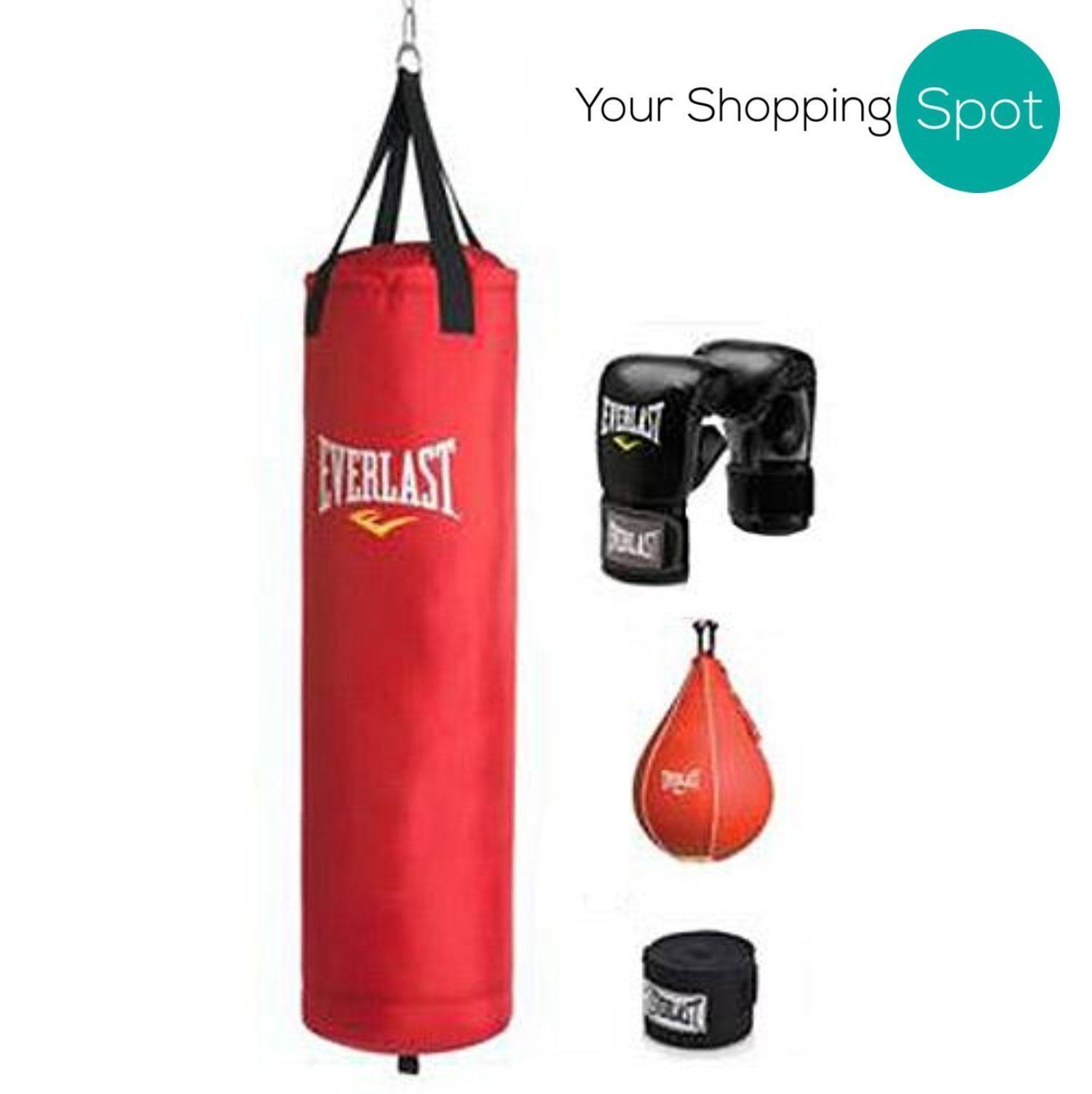 Everlast 70 lb. Polycanvas Heavy Bag Kit