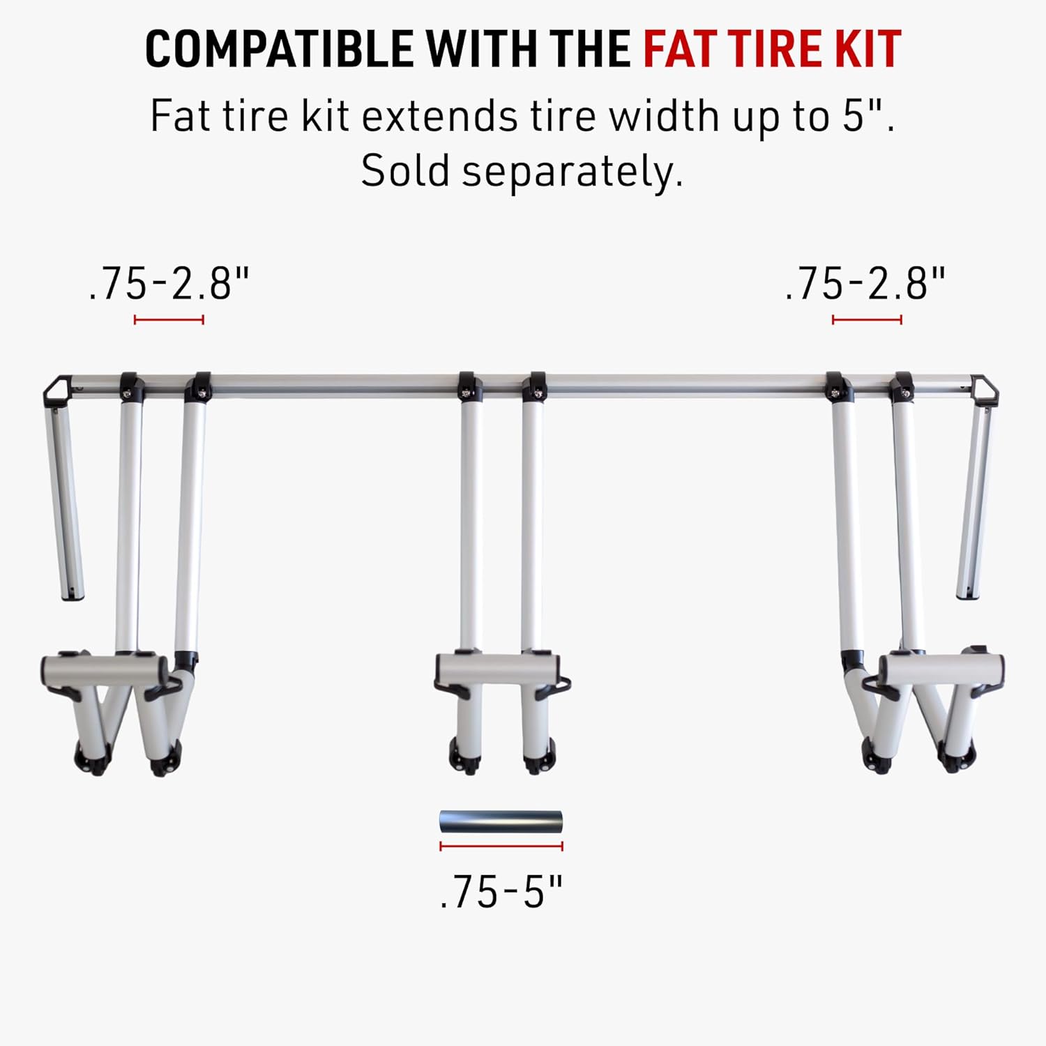3 Bike Rack for Truck Bed | Ideal Fit for Compact Truck Models | 3 Standard Tire Bike Rack | Effortless Wheel Mount, Skip Front Tire Removal