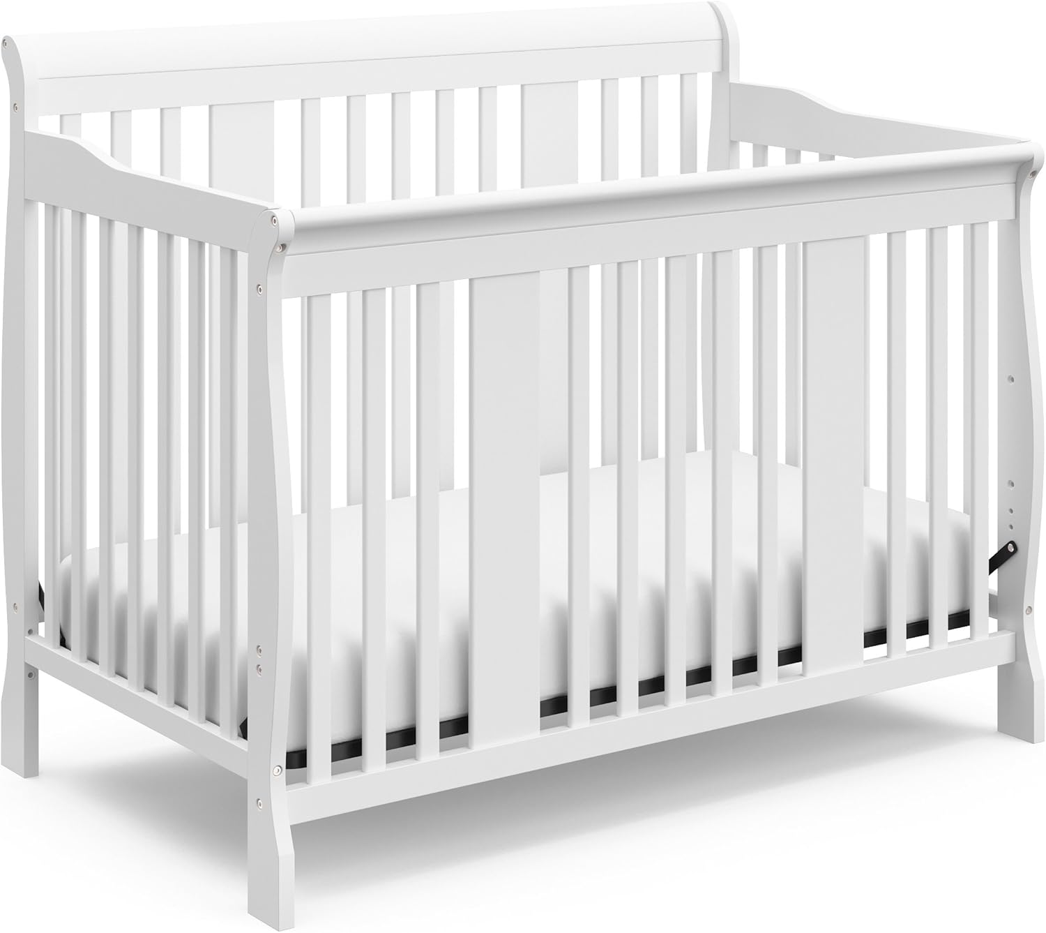 Storkcraft Tuscany 4-in-1 Convertible Crib, Espresso, Easily Converts to Toddler Bed, Day Bed or Full Bed