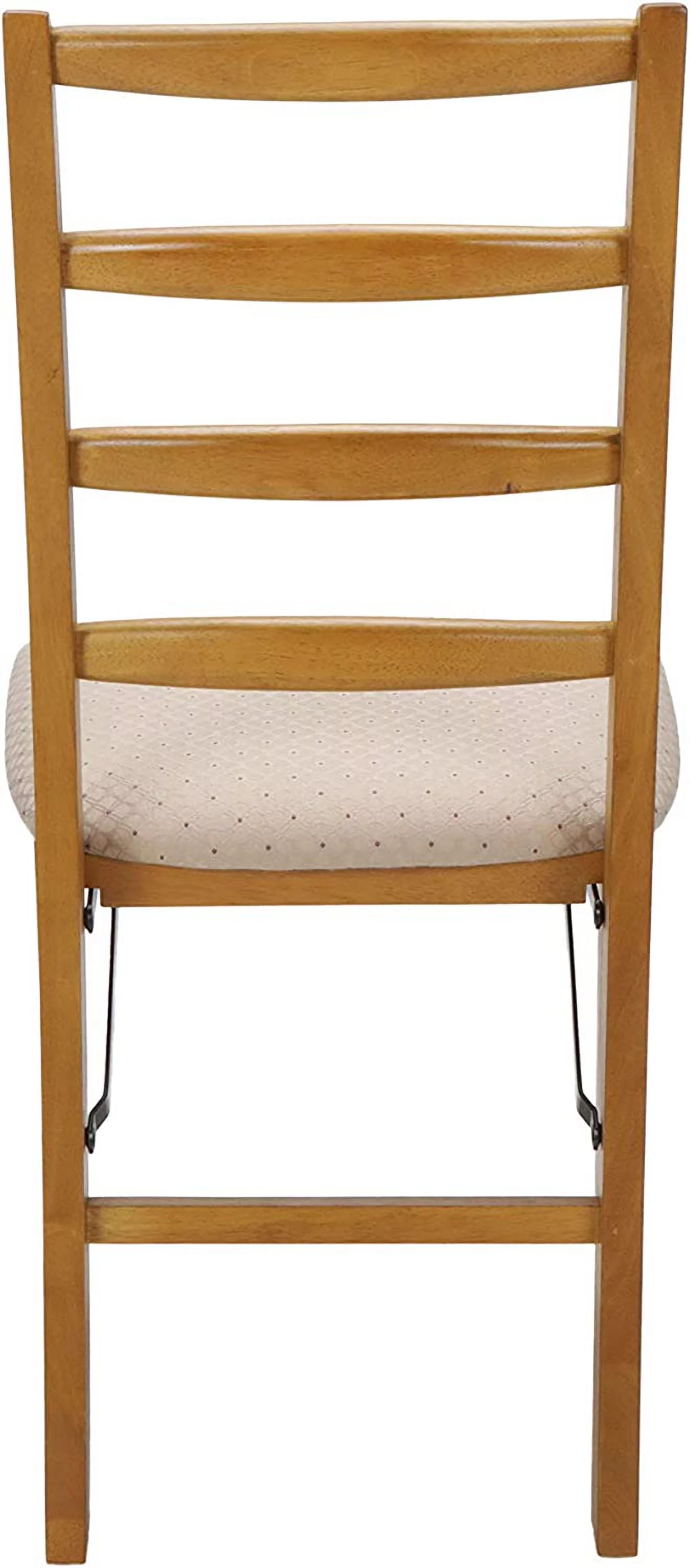Stakmore Shaker Ladderback Folding Chair Finish, Set of 2, Oak
