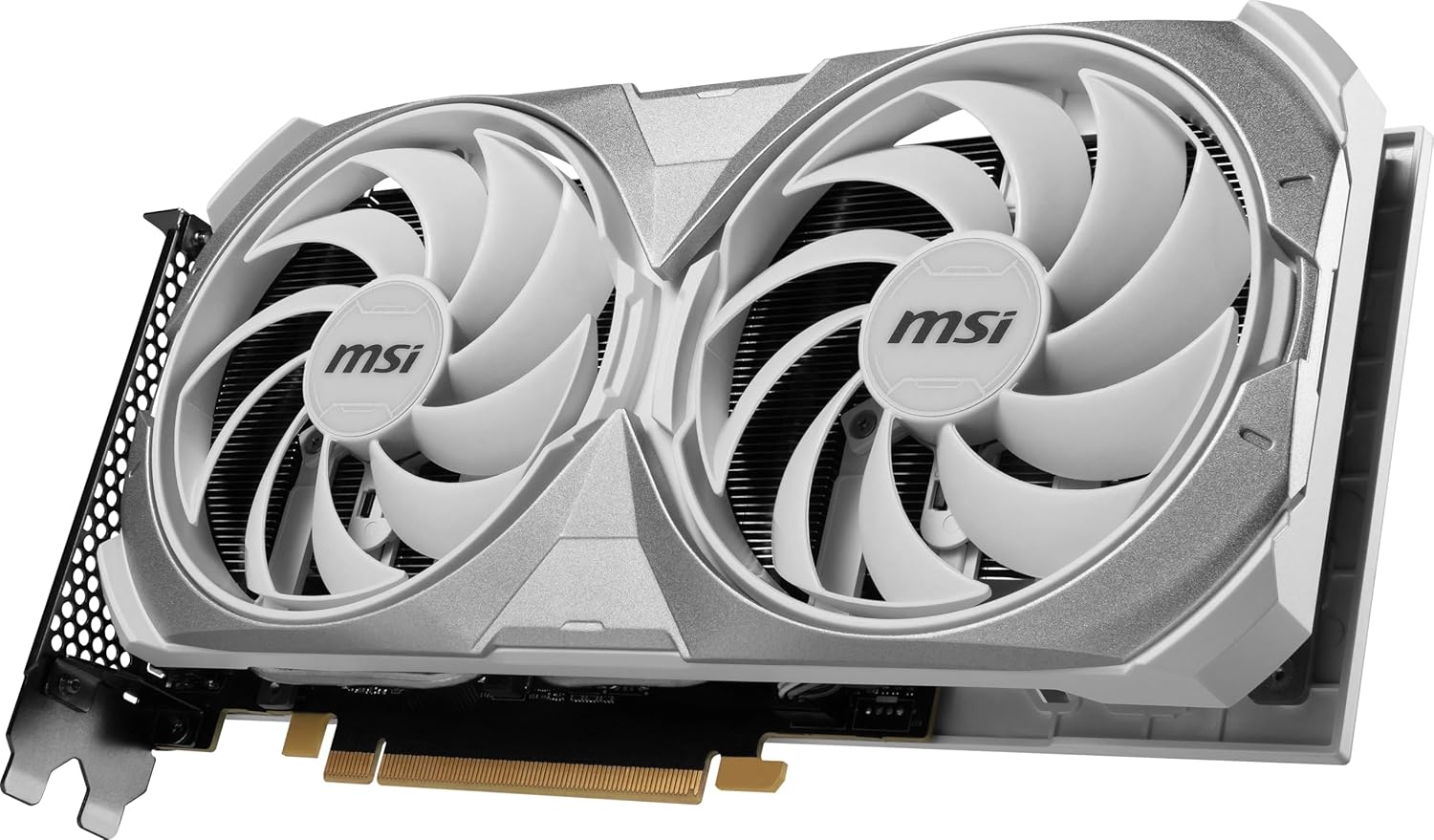 MSI Gaming RTX 4070 Super 12G Ventus 2X White OC Graphics Card (NVIDIA RTX 4070 Super, 192-Bit, Boost Clock: 2520 MHz, 12GB GDRR6X 21 Gbps, HDMI/DP