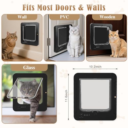 Smart Cat Door for Interior & Exterior