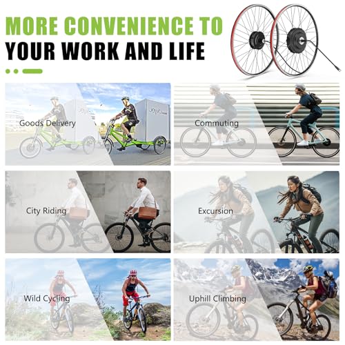 BAFANG Ebike Conversion Kit,48V 500W 750W Rear Hub Motor for 20"/26"/27.5"/700C Bike
