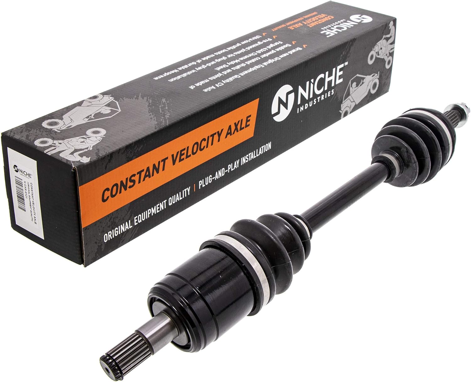 NICHE Front Left and Right CV Axle Driveshaft Assembly Kit for 1998-2001 Honda Foreman 450