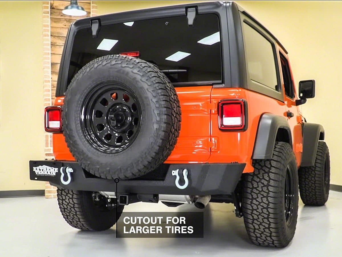 Barricade Extreme HD Rear Bumper Compatible with 18-22 Jeep Wrangler JL