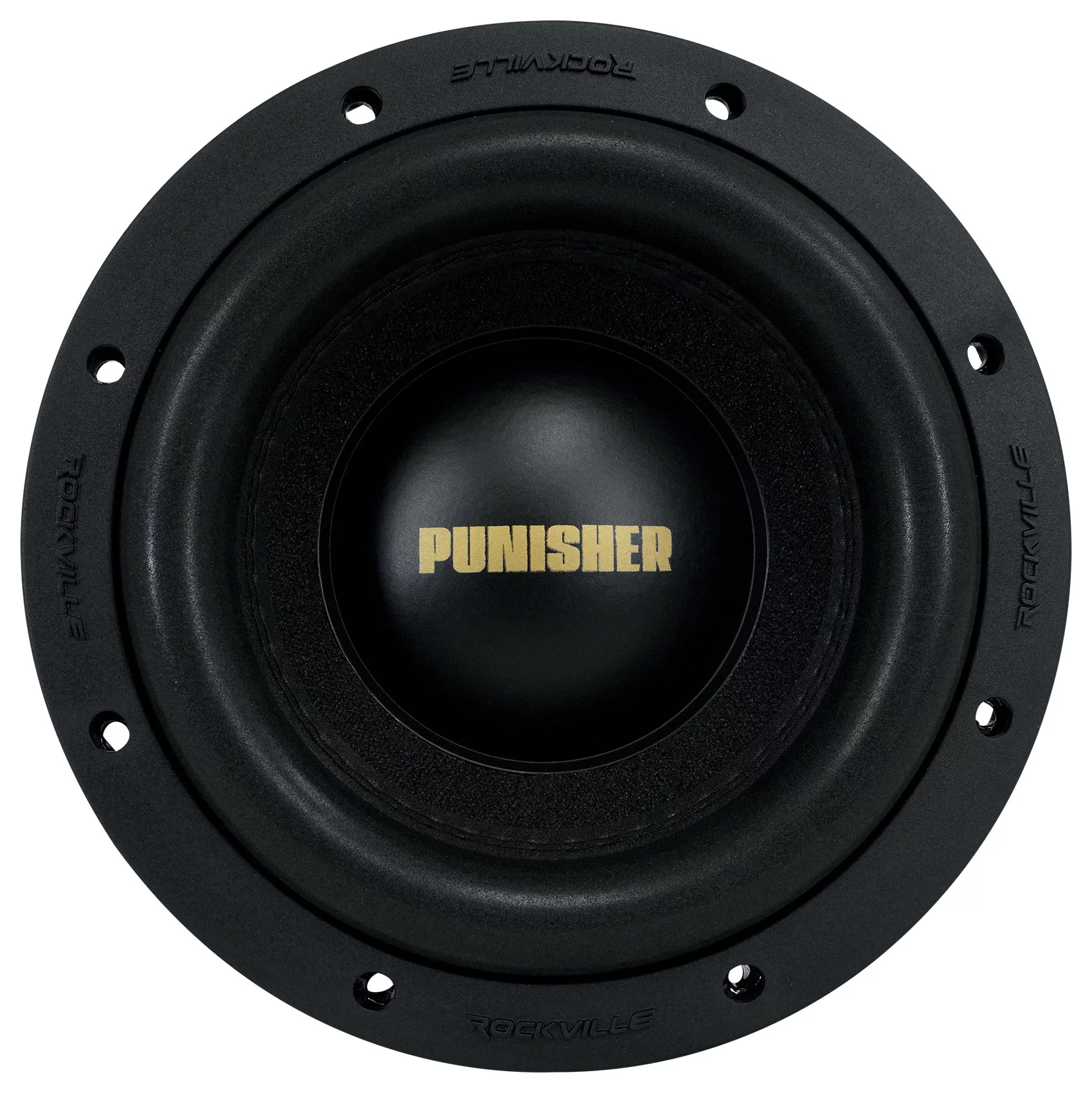 Rockville Punisher 8D1 8" 750w RMS Competition Car Subwoofer+Mono Amplifier Amp