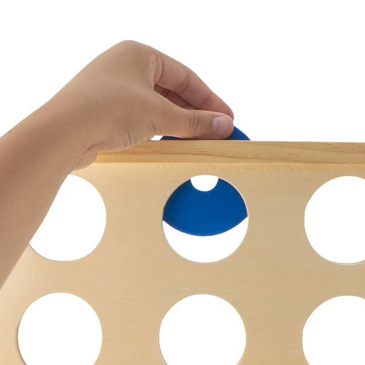 Prextex Giant Connect 4 Game - 4 in A Row Wooden Family Game Indoor/Outdoor Use, in Order to Win Connect the 4 | Four in a Row Family Game