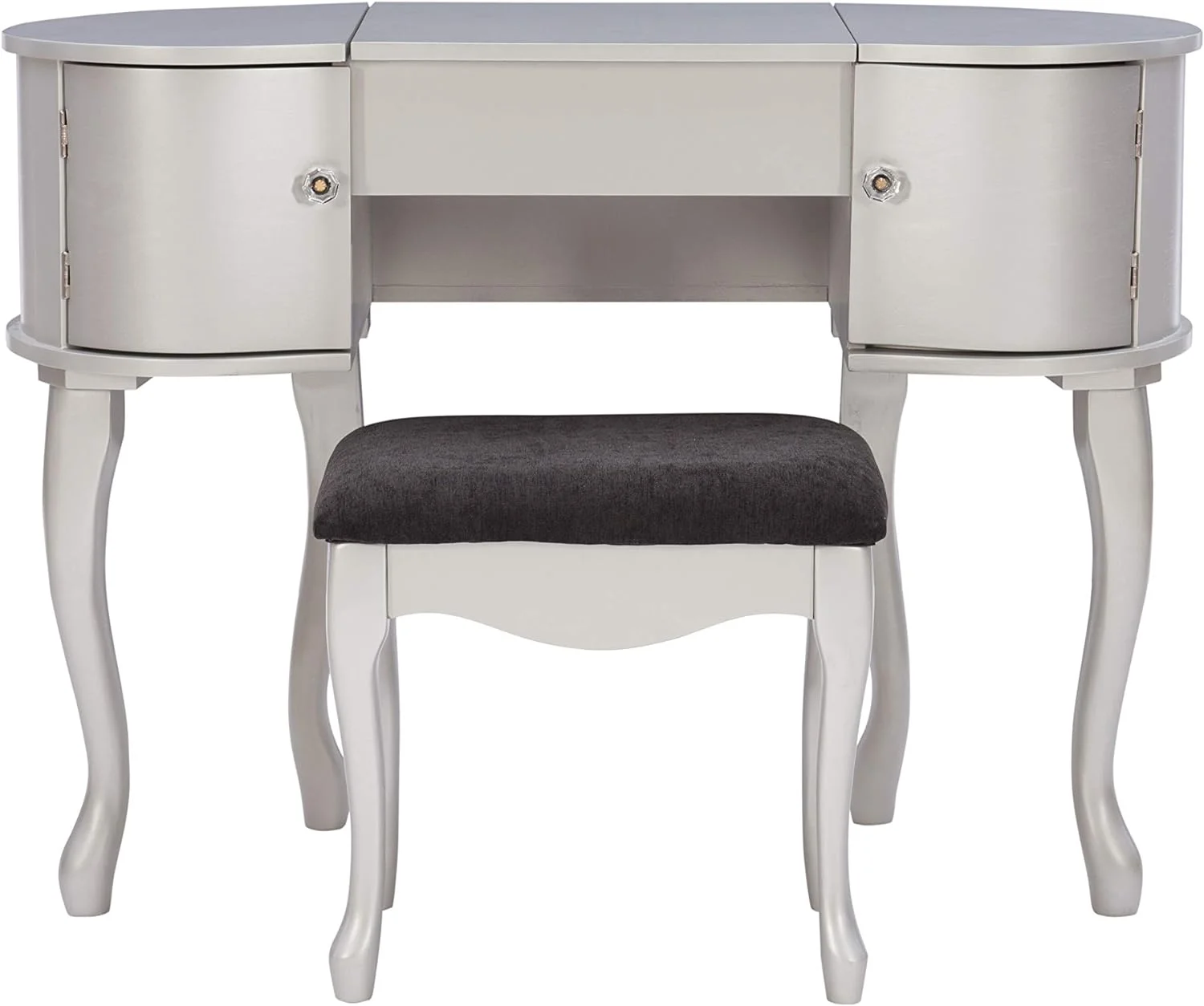 Paloma Vanity Set, 30" X 40.5" X 19.25", Silver