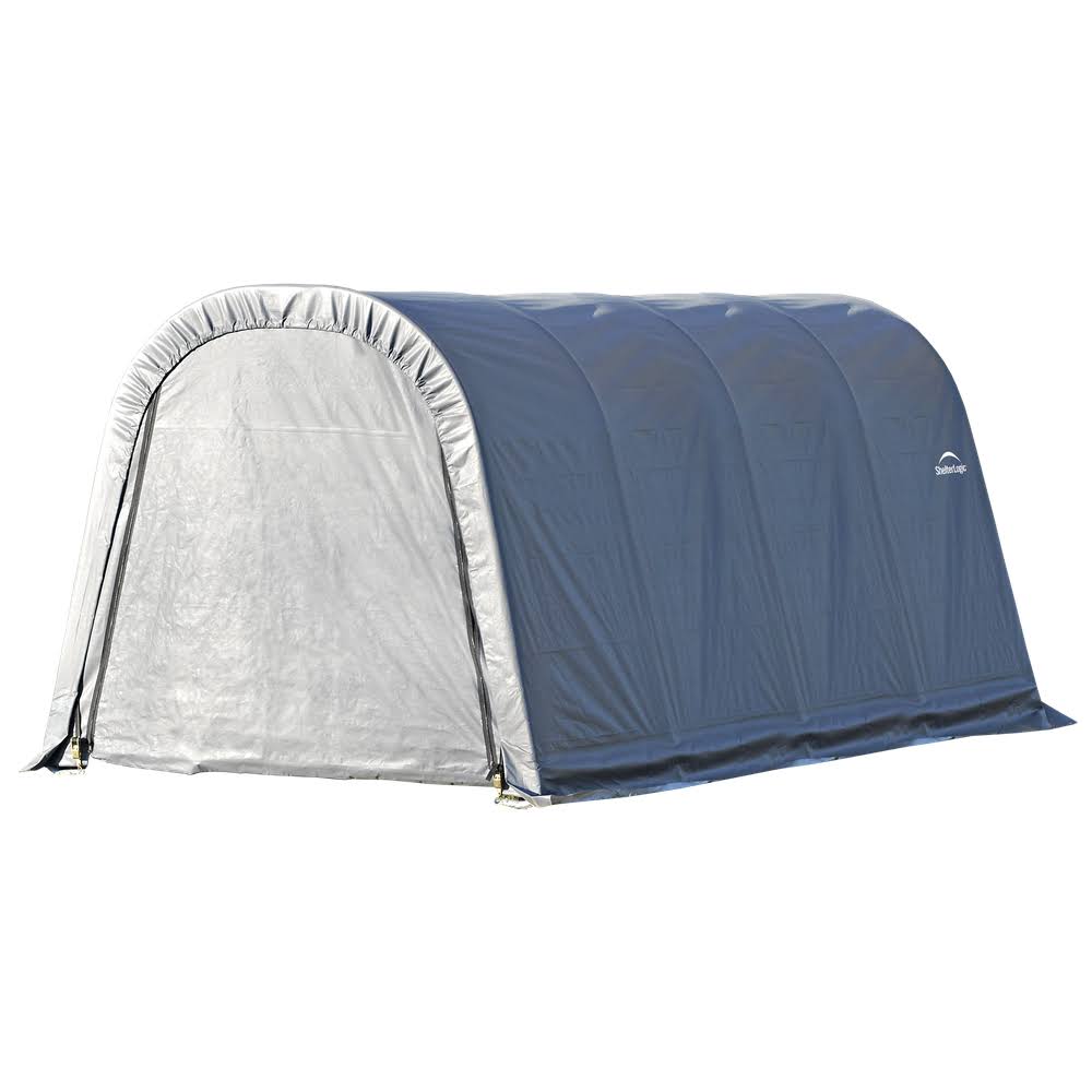 ShelterLogic 11x12x10 ft. Round Style Shelter-gray