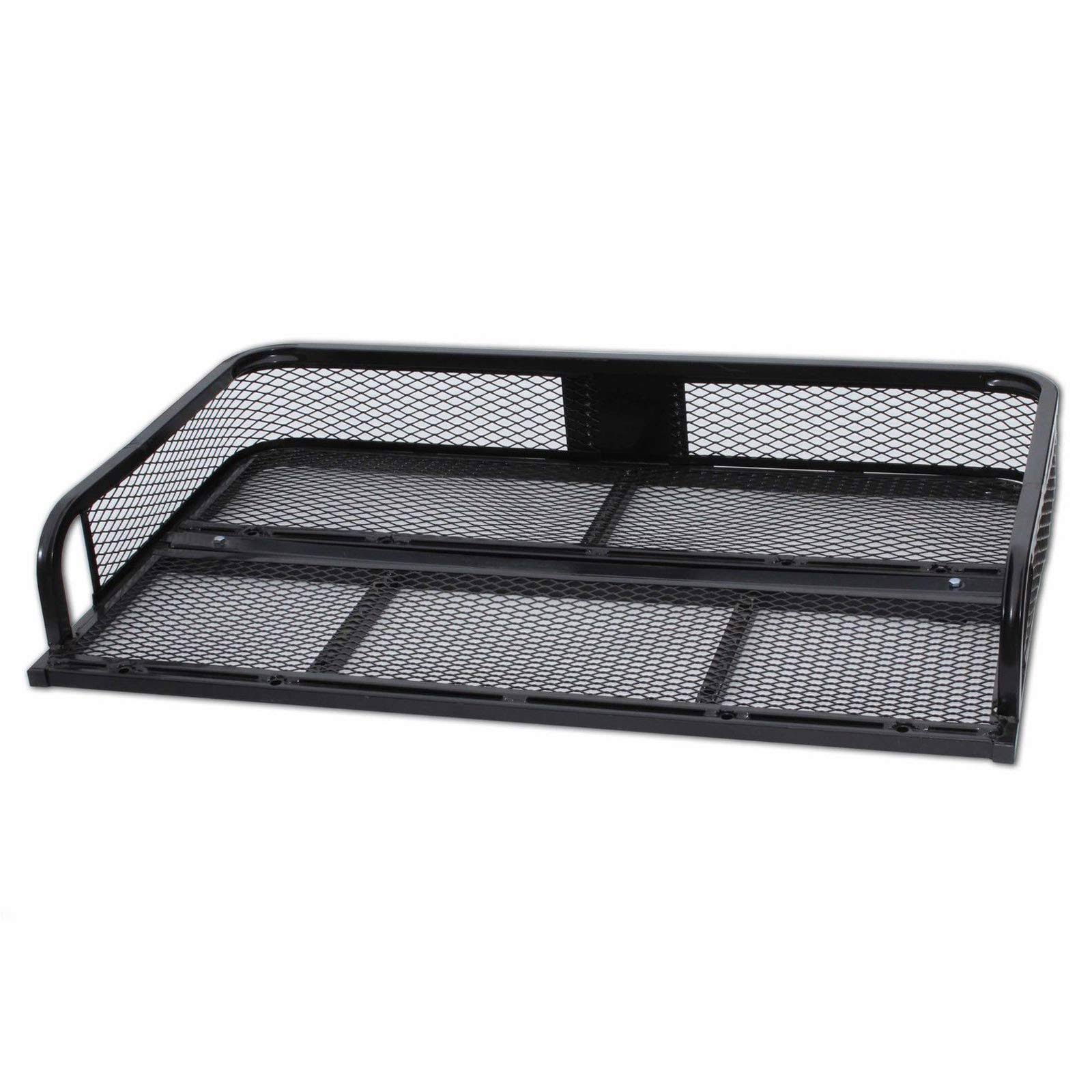 Titan Attachments Universal ATV Rear Back Cargo Basket Steel Rack Hunting Fishing ARFR2030