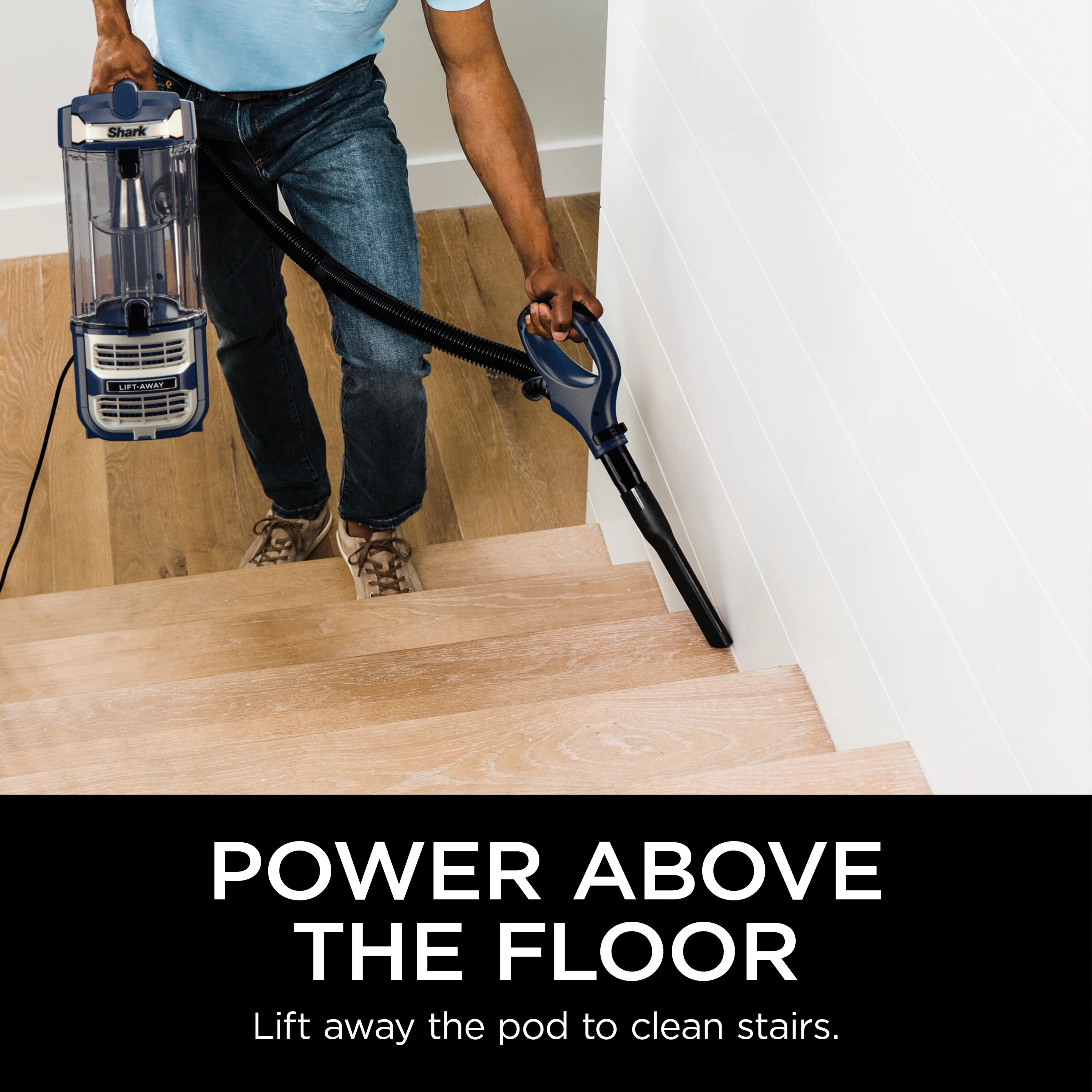 Shark® Rotator® Lift-Away® Upright Vacuum with PowerFins™ and Self-Cleaning Brushroll, ZD400