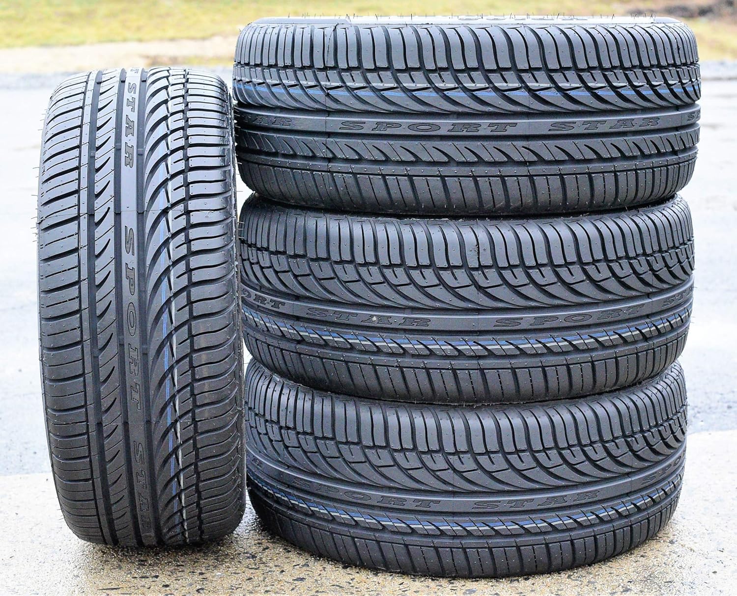 Set of 2 (TWO) Fullway HP108 All-Season Performance Radial Tires-225/55R16 225/55/16 225/55-16 99V Load Range XL 4-Ply BSW Black Side Wall