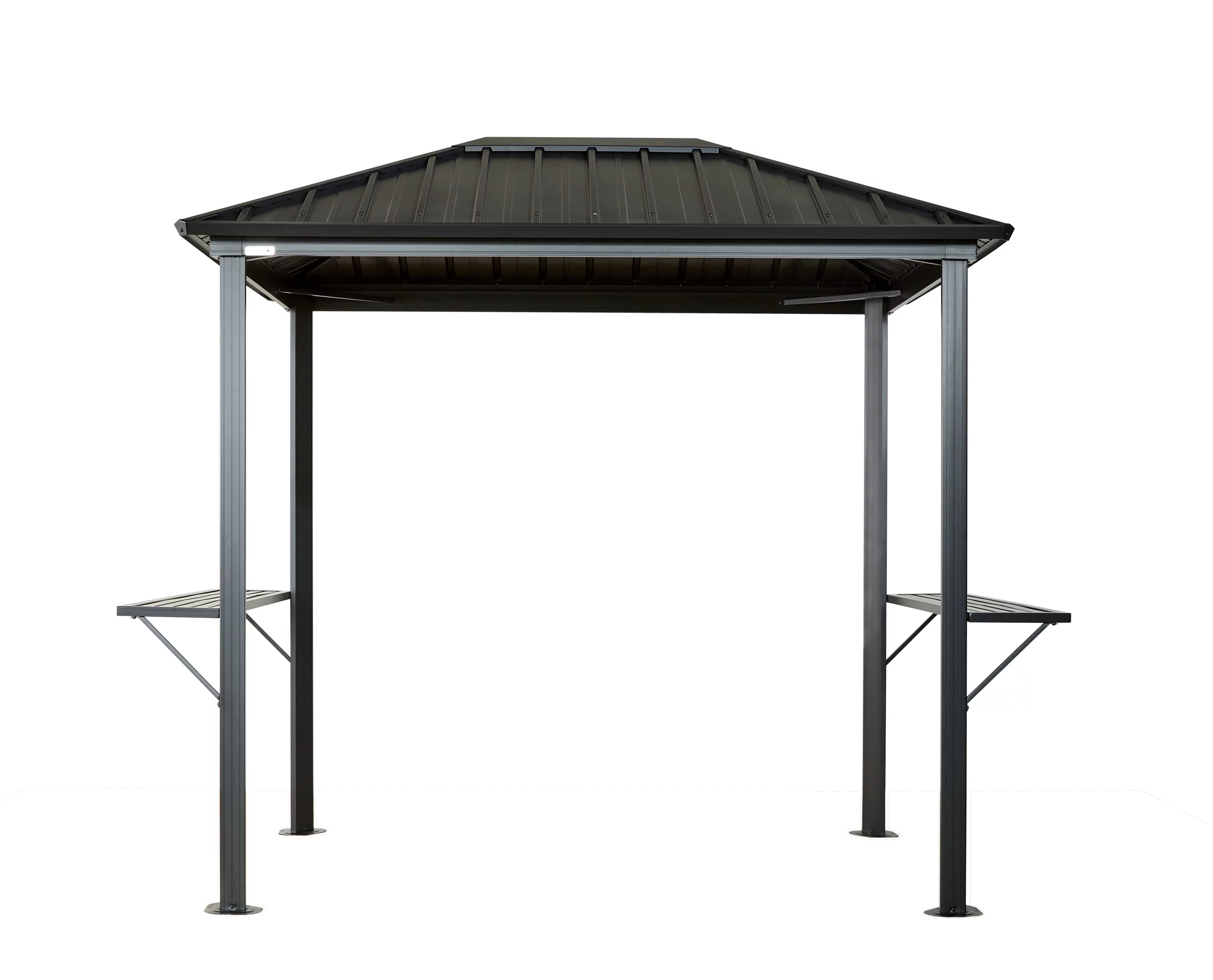 Sojag Dakota Grill Gazebo 6 x 8-Durable and Corrosion Resistant Aluminum Frame, Brown - Curated Treasures Market