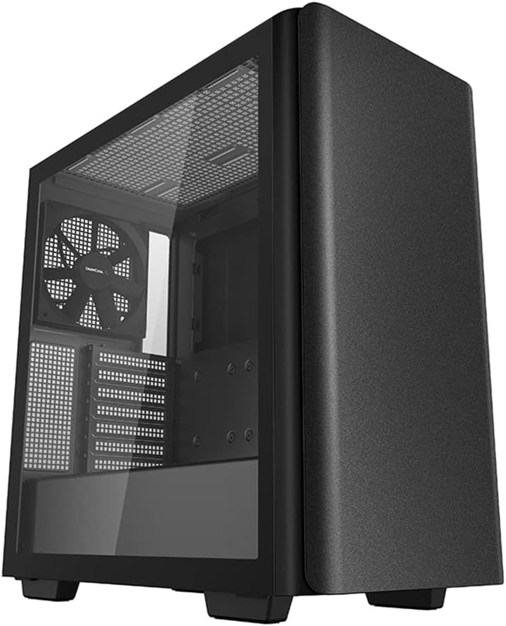 DeepCool CK560 Mid-Tower ATX Case, Airflow Front Panel, Full-Size Tempered Glass Window, 3X 120mm ARGB Fans, 1x 140mm Fan, E-ATX Motherboard Support