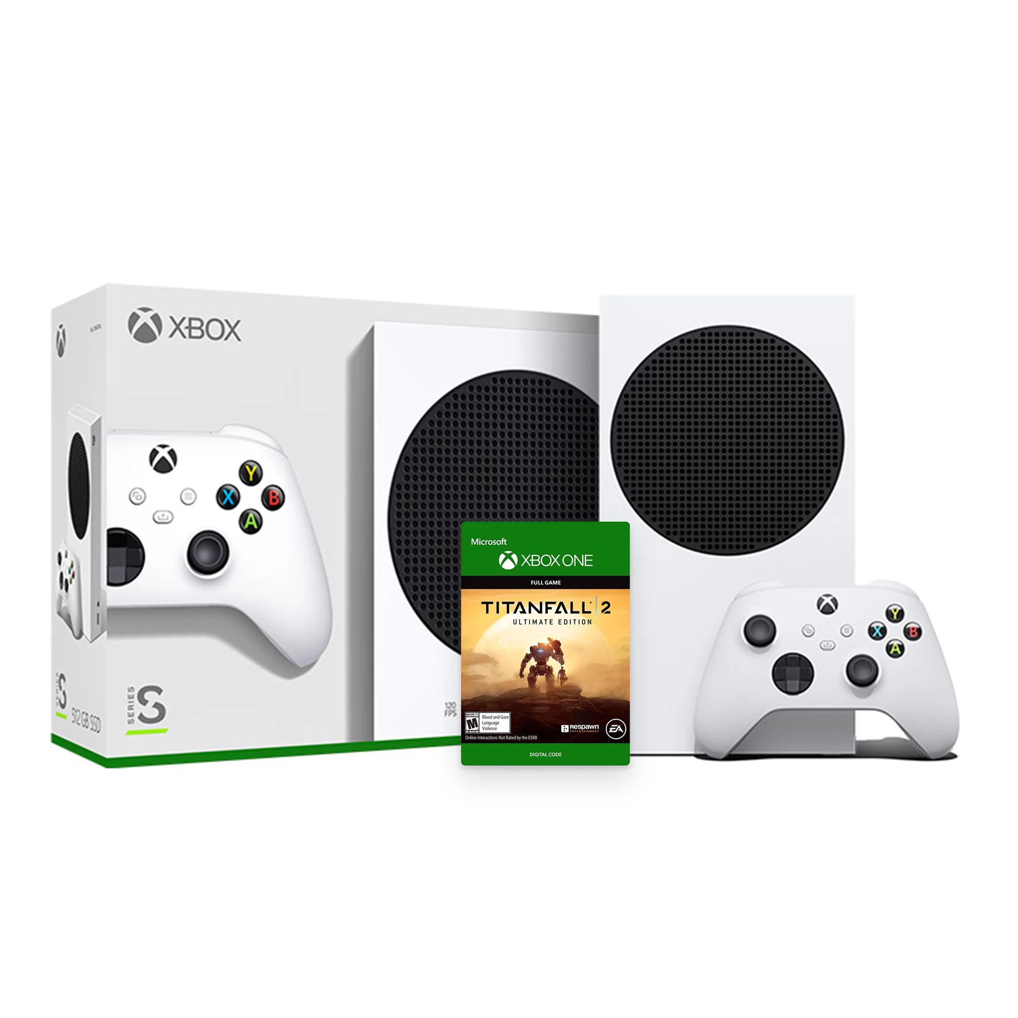 2020 New Xbox 512GB SSD Console - White Xbox Console and Wireless Controller with Titanfall 2 Full Game - Radiant Selections