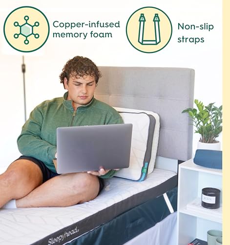 Sleepyhead Twin XL 2 Inch Gel Memory Foam Mattress Topper for College Dorm – Thick