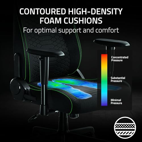 Razer Iskur V2 X Ergonomic Gaming Chair: Built-in Lumbar Support - Widened Seat Base - High Density Foam Cushions - Adjustable 152 Degree Recline