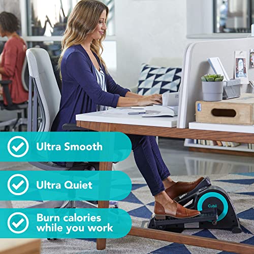 Cubii JR1, Under Desk Elliptical, Under Desk Bike Pedal Exerciser, Seated Elliptical, Work from Home Fitness, Mini Elliptical Machines for Home Use