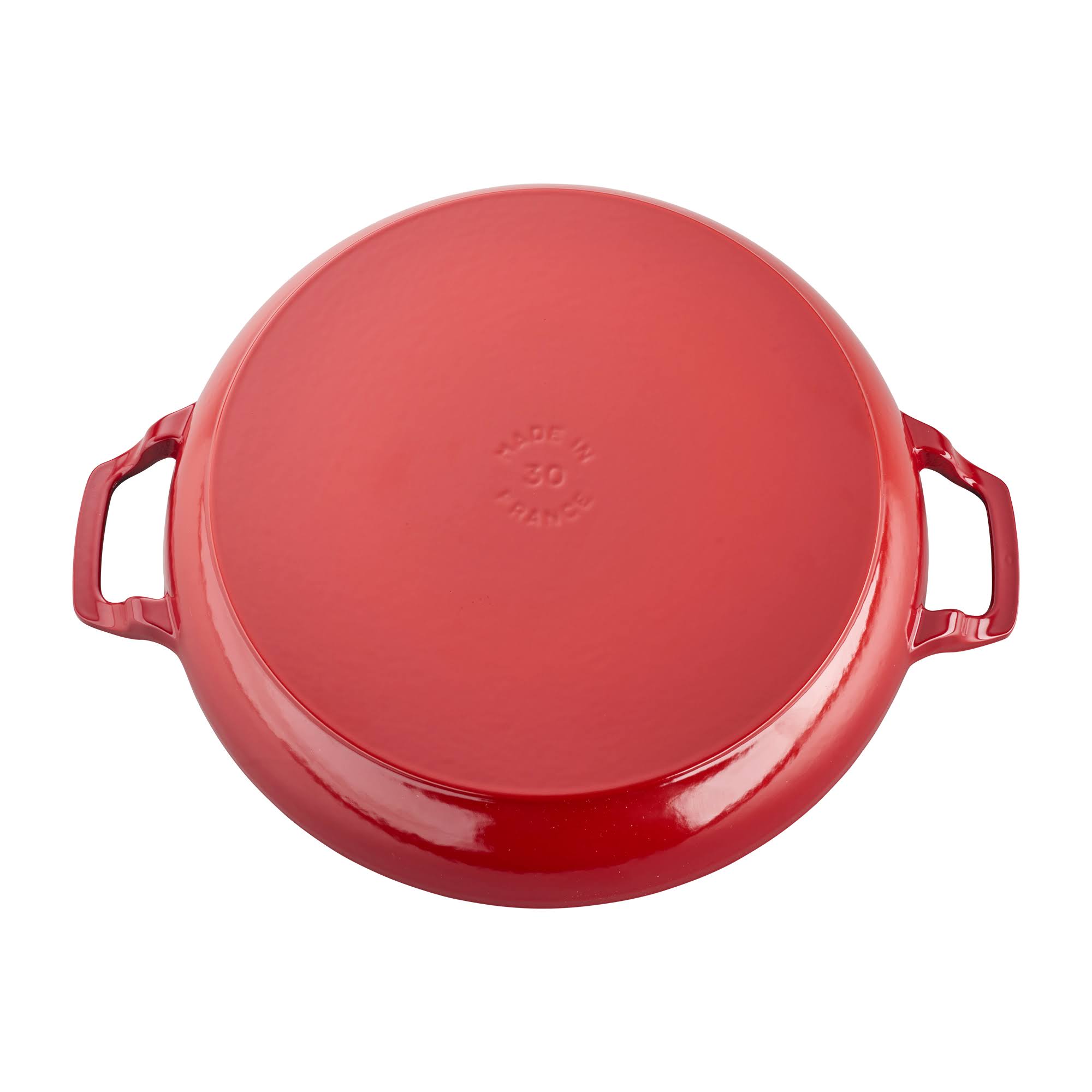 Staub Cast Iron 3.5-Quart Braiser with Glass Lid - Cherry
