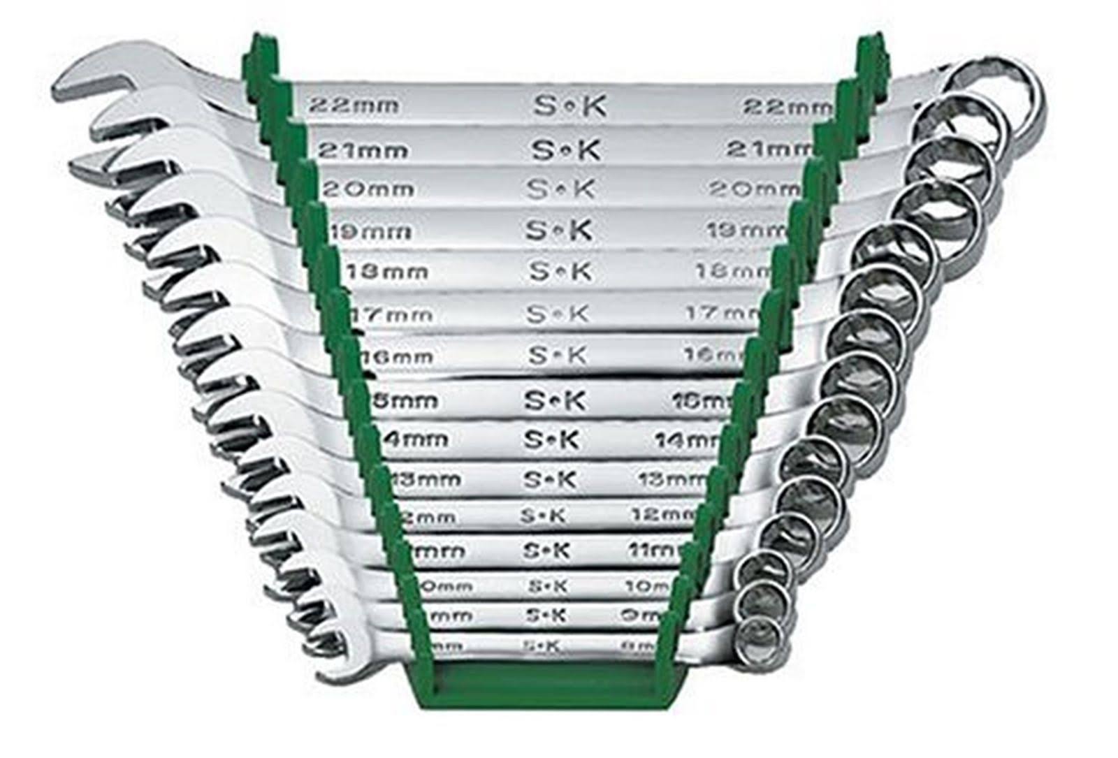 SK 15 Piece Fractional Combination Wrench Set 86255