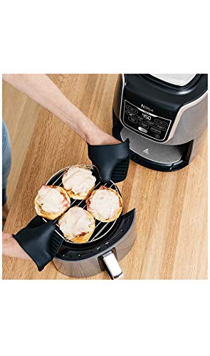Ninja Air Fryer, Roast, Bake, Air Fry, Roast, Broil, Reheats, & Dehydrates, 4-in-1, Fries, Frozen Food, Veggies, and Juicy Meat, Less Oil, Easy Meals