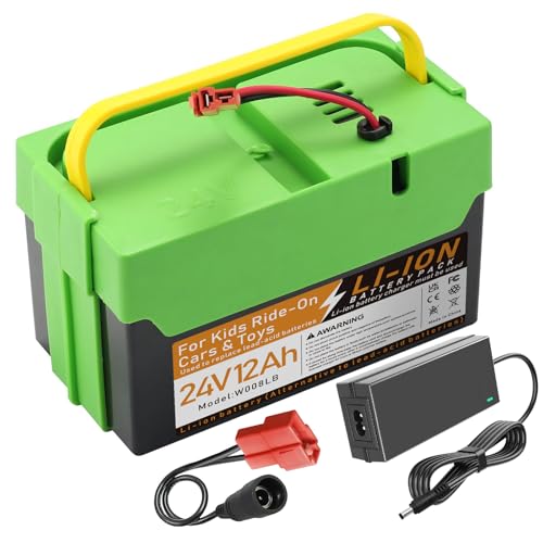 24V 7Ah Lead Acid Rechargeable Battery, Replacement Battery Compatible with Best Ride on Cars Thunder UTV Kids Ride-On Car