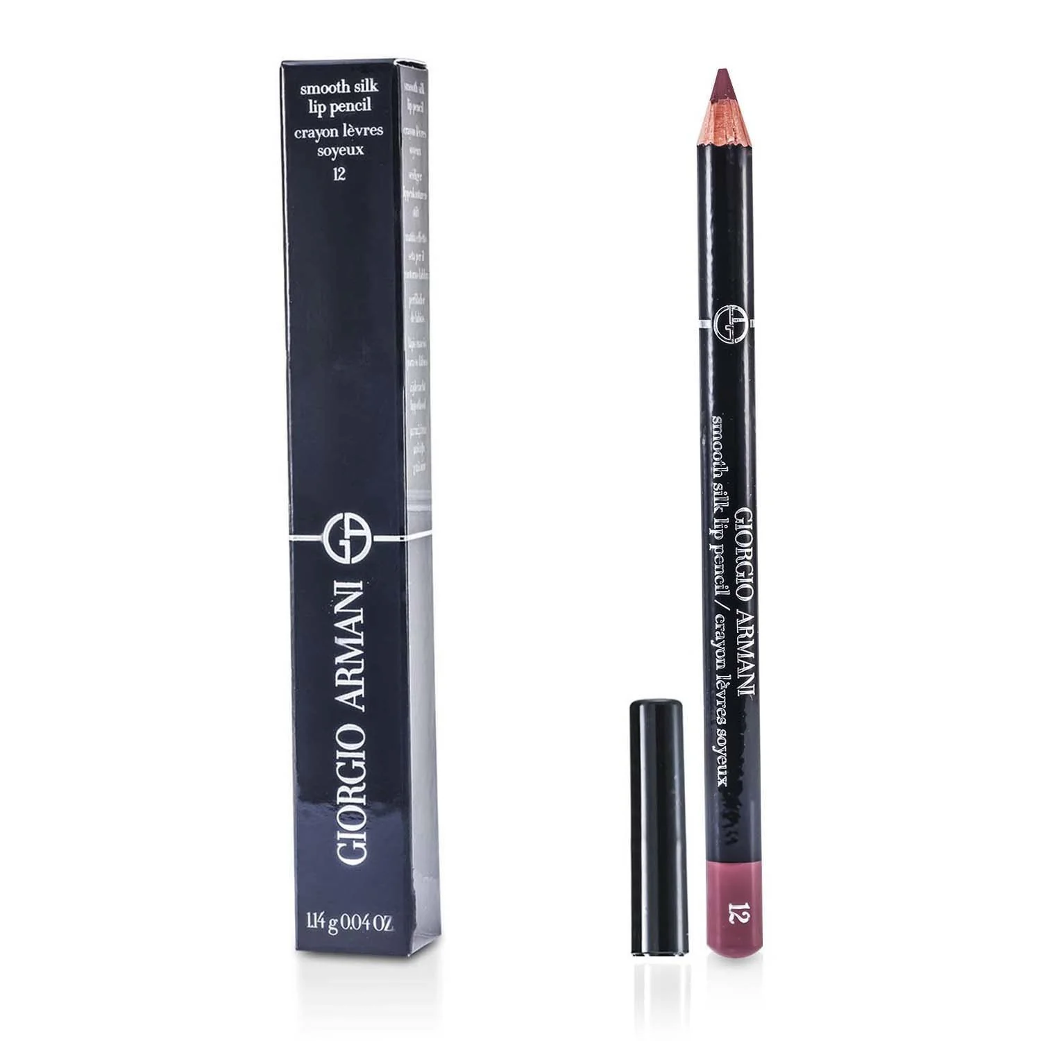 Giorgio Armani Smooth Silk Lip Pencil - #12 Burnt Rose  1.14g/0.04oz