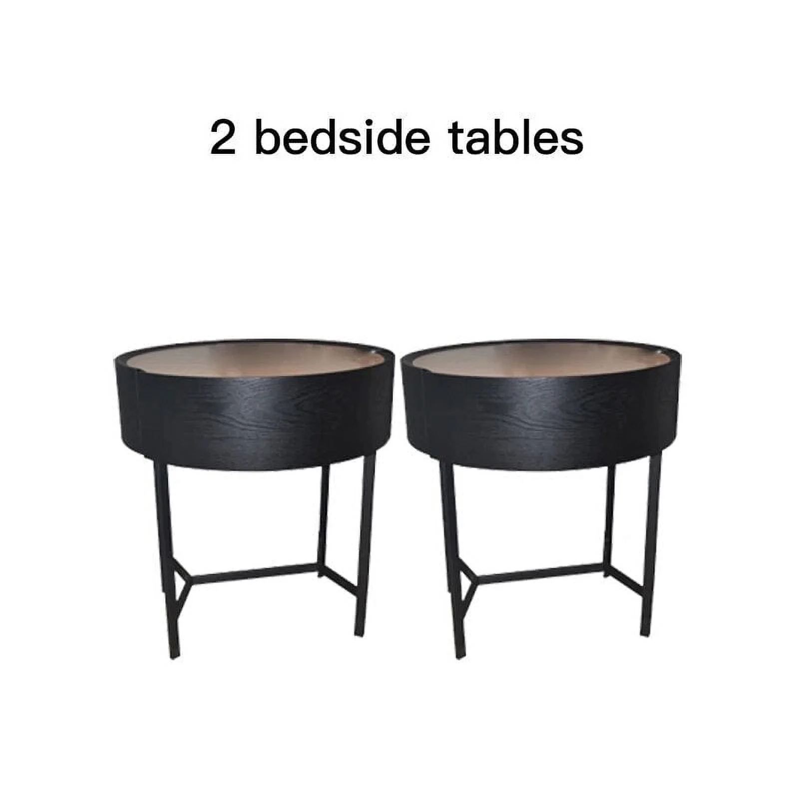 Nordic CAMA Modern Simple King Size Bed Frame Queen Bed Black Leather Wooden Double Bedroom Furniture Set Мебель