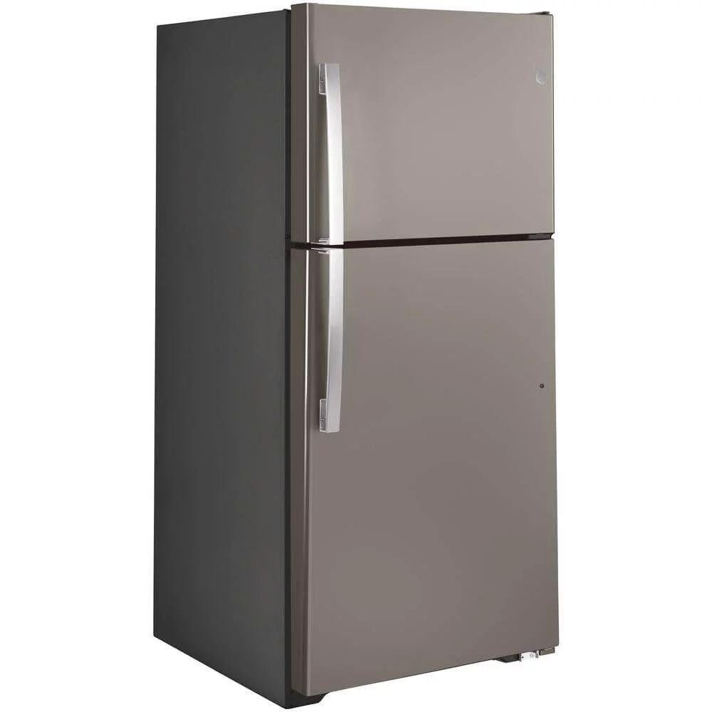 GE GTS22KMNRES 21.9 Cu. Ft. Slate Top Freezer Refrigerator
