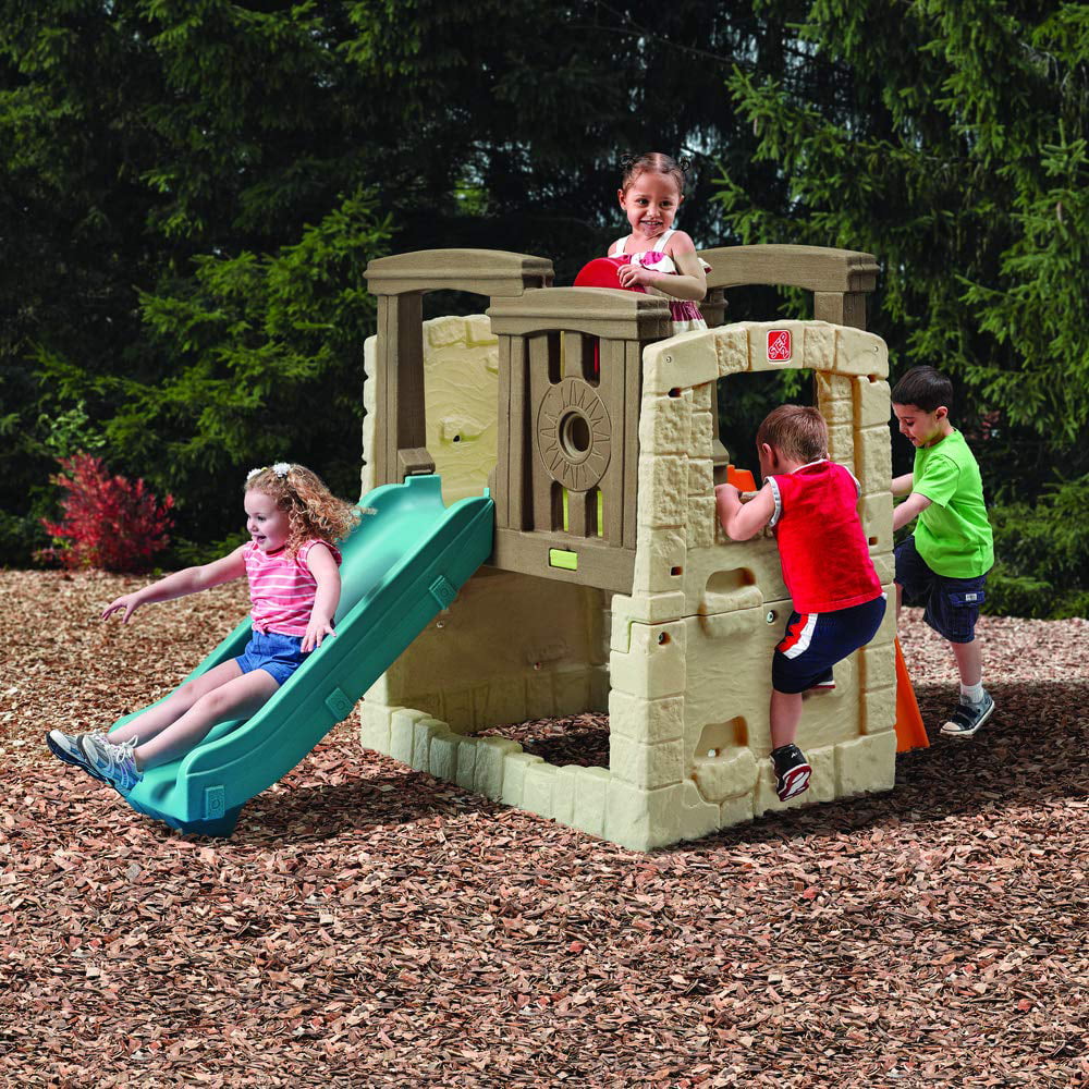 Step2 Naturally Playful Woodland Climber II Outdoor Activity Center with Slide - Radiant Selections