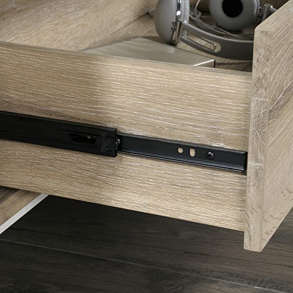 Sauder Canal Street Entertainment Credenza, For TV's up to 60", Northern Oak Finish