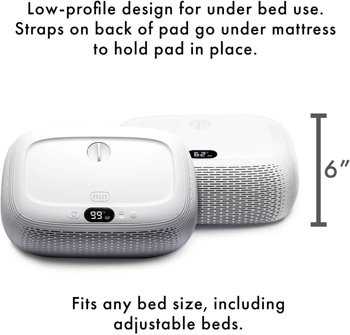 ChiliSleep OOLER Sleep System &ndash; Cooling & Heating Mattress Pad &ndash; Precise Temperature Control, Perfect Sleep Regulation