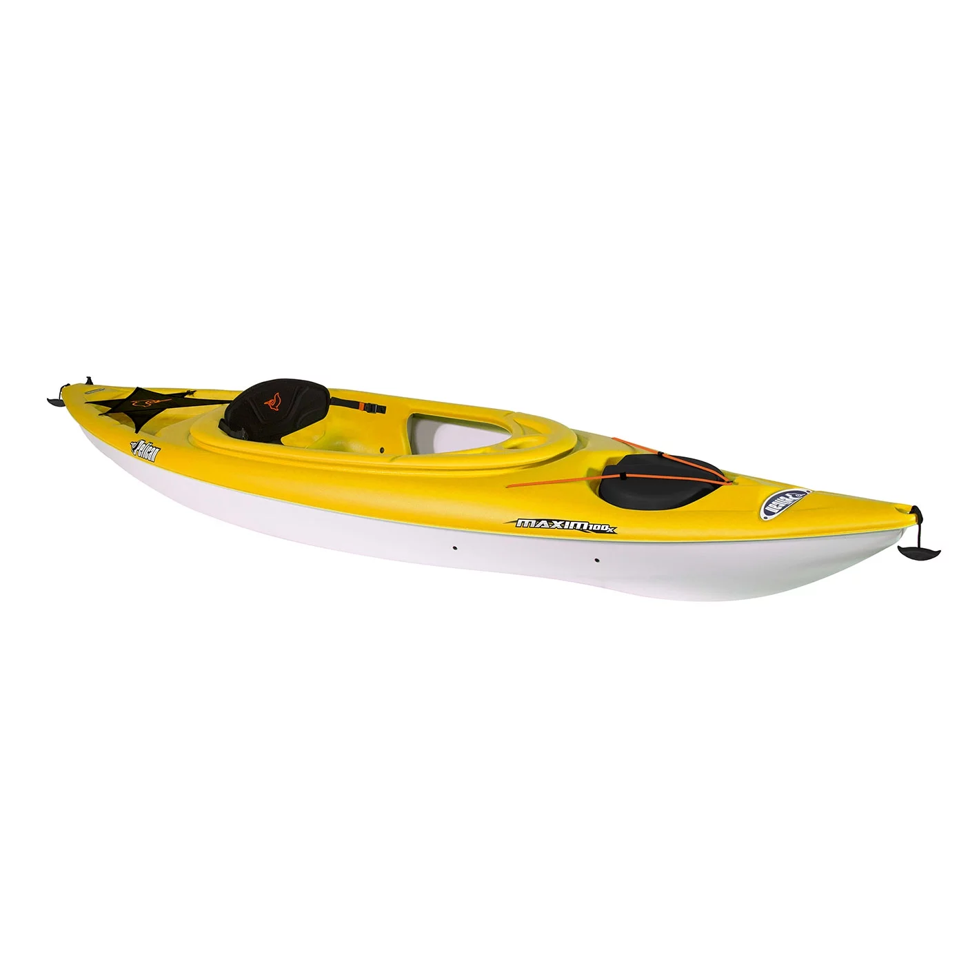 Pelican - Maxim 100X - Recreational Sit-In Kayak - 10 ft - Yellow - Radiant Selections