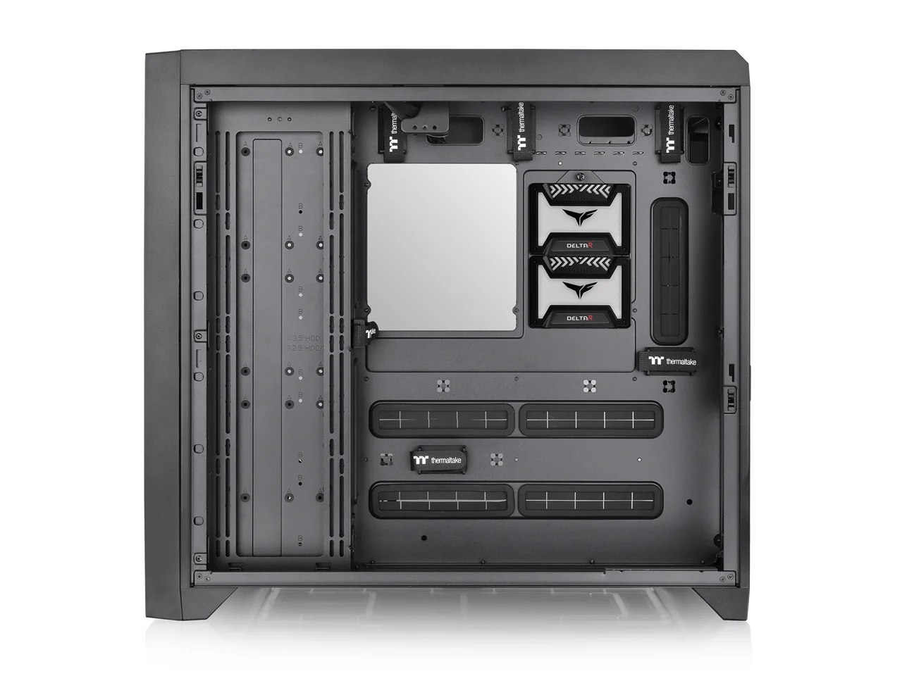 Thermaltake CTE C750 TG ARGB E-ATX Full Tower with Centralized Thermal Efficiency Design; 3x140mm CT140 ARGB Fans Pre-Installed