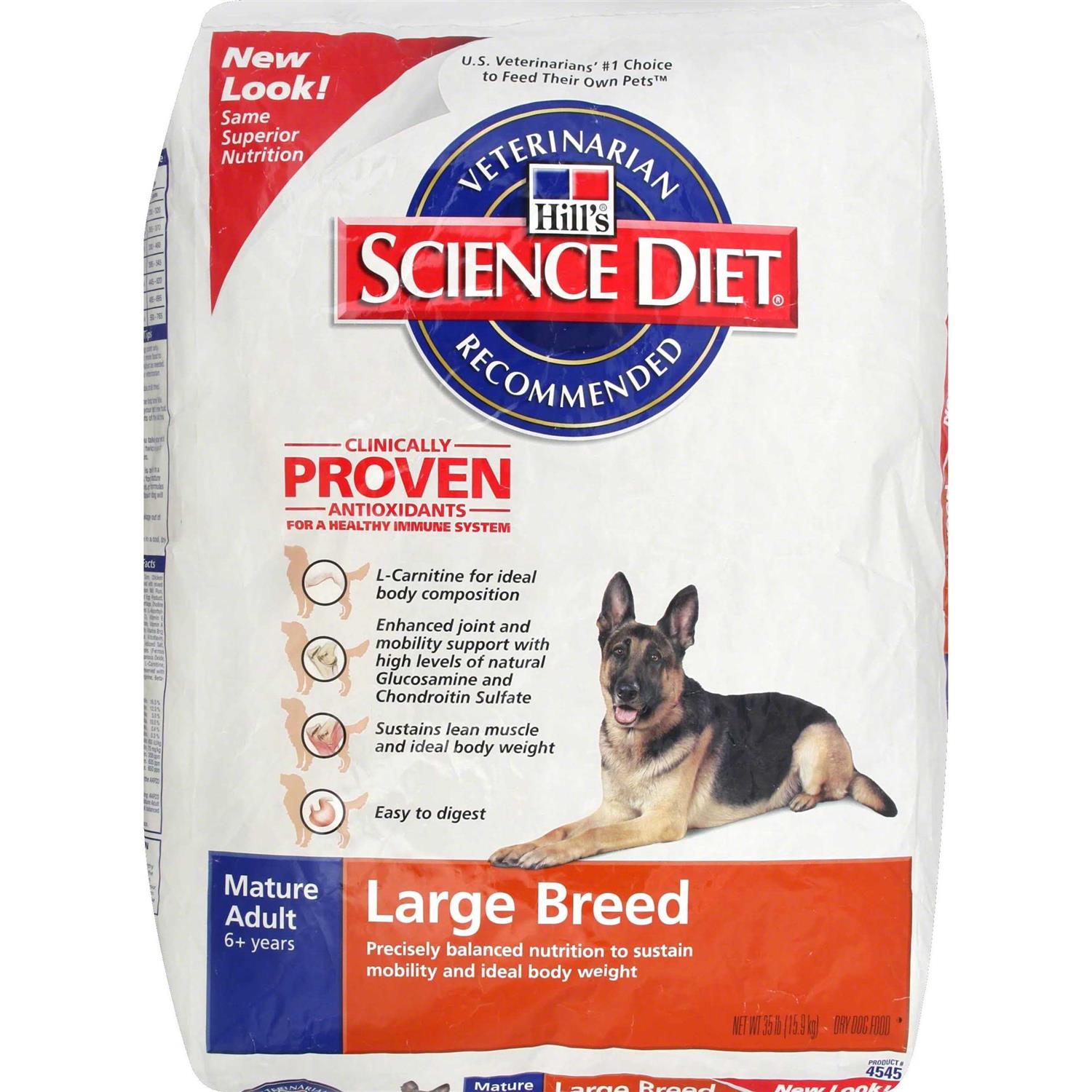 Hill's Science Diet Adult 6+ Large Breed Chicken Meal Dry Dog Food - Pet Supplies online store