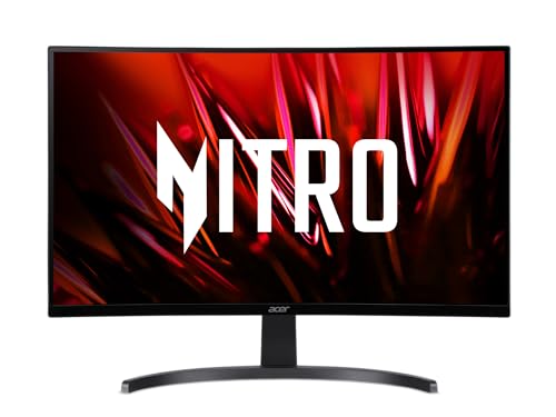 Acer Nitro 27" Full HD 1920 x 1080 1500R Curve PC Gaming Monitor | AMD FreeSync Premium | 165Hz Refresh | 1ms (VRB) | ZeroFrame Design | 1 x Display