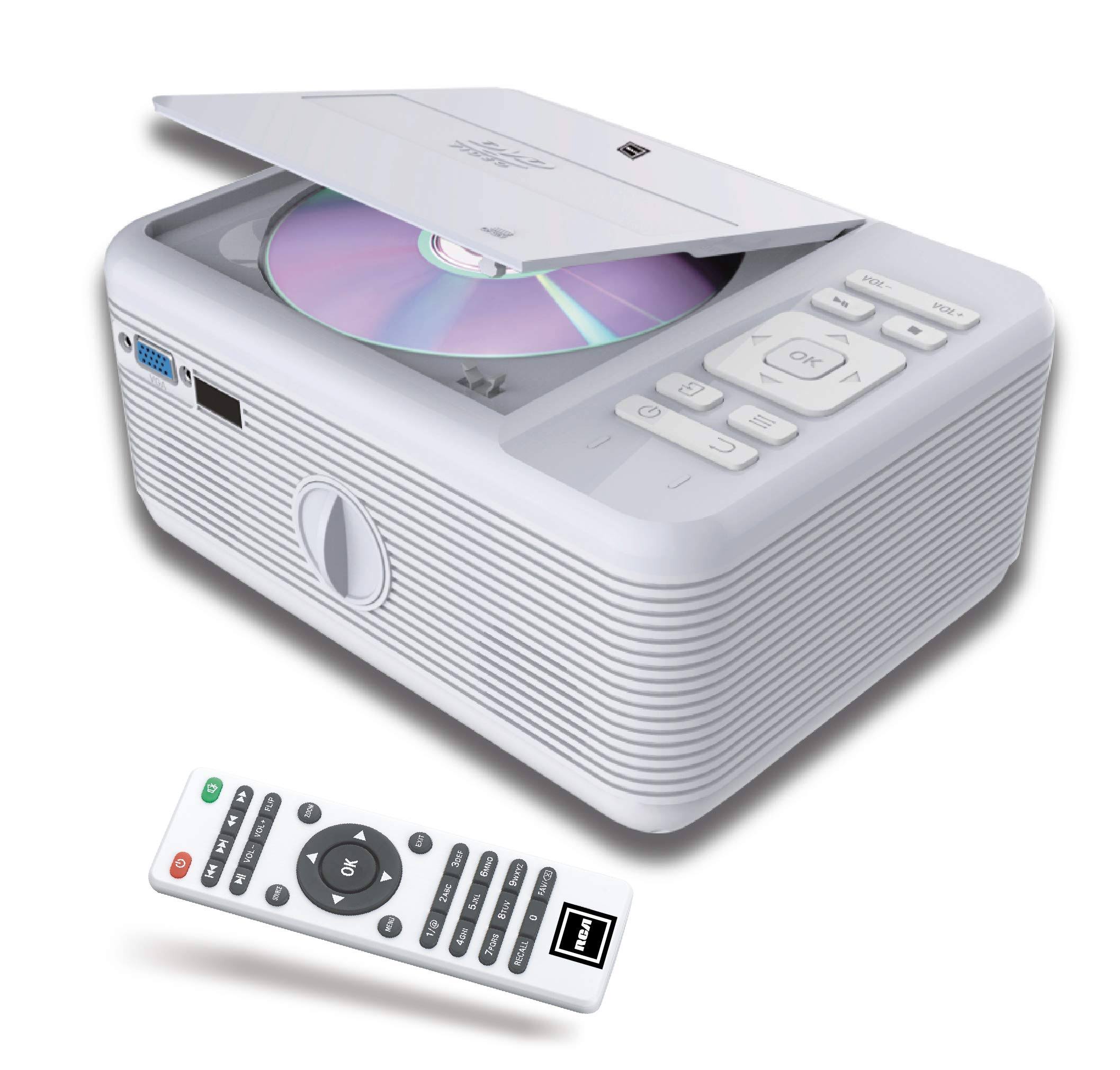 RCA Rpj140 Home Theater Projector with DVD Player and Bluetooth