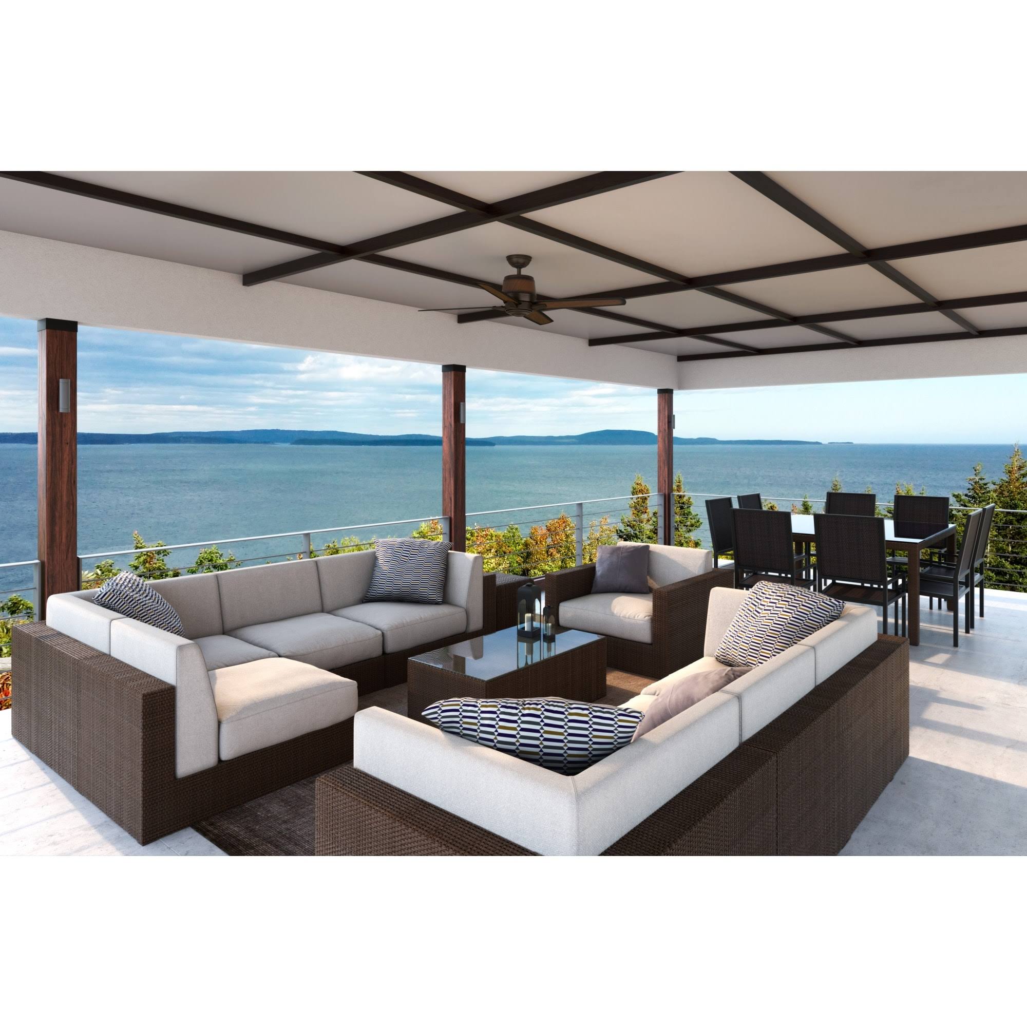 Casablanca Aris 54x22 Ceiling Fan - Brushed Nickel - Mayse Blades
