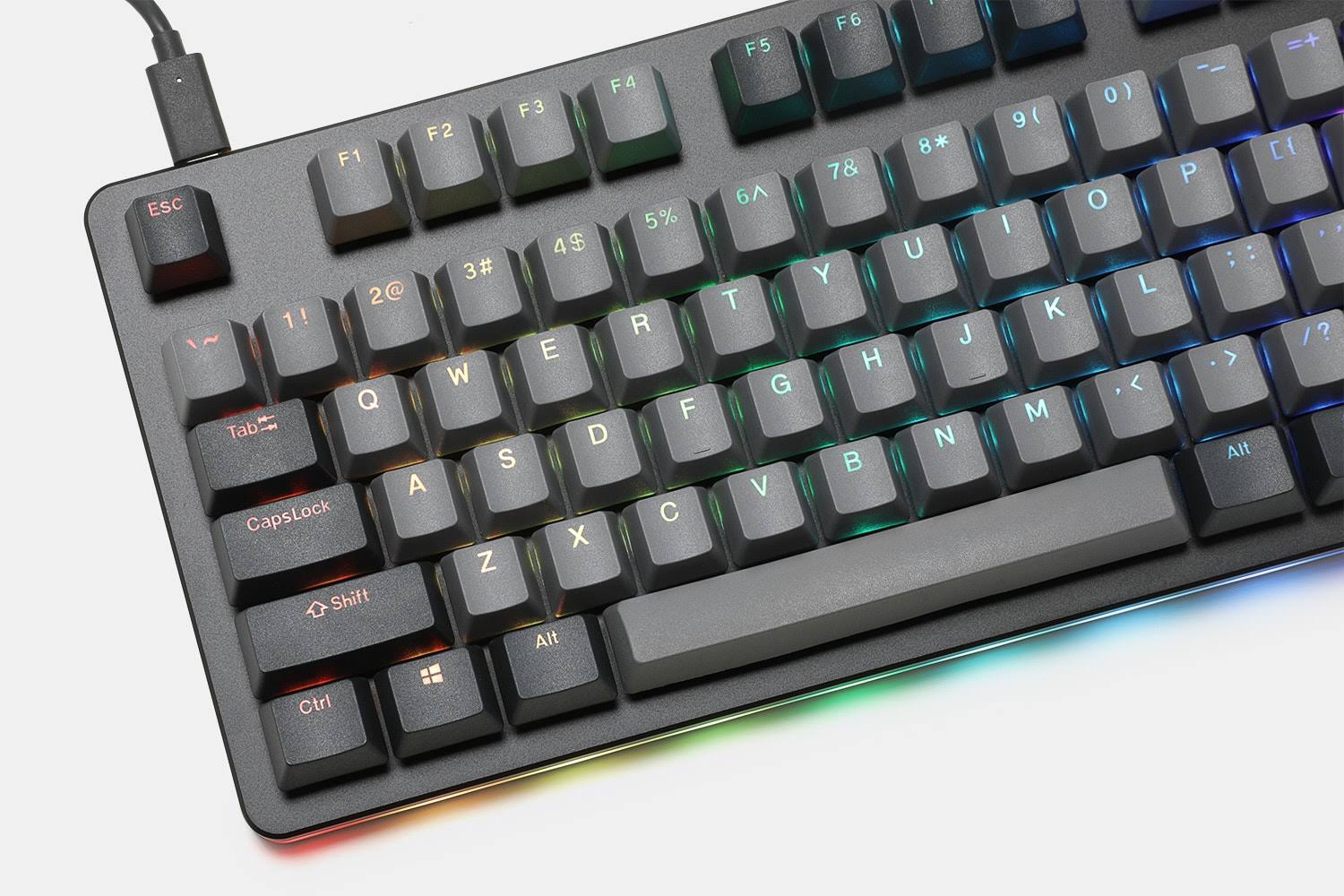 Drop CTRL Mechanical Keyboard - Black - Halo Clear (65g Tactile)