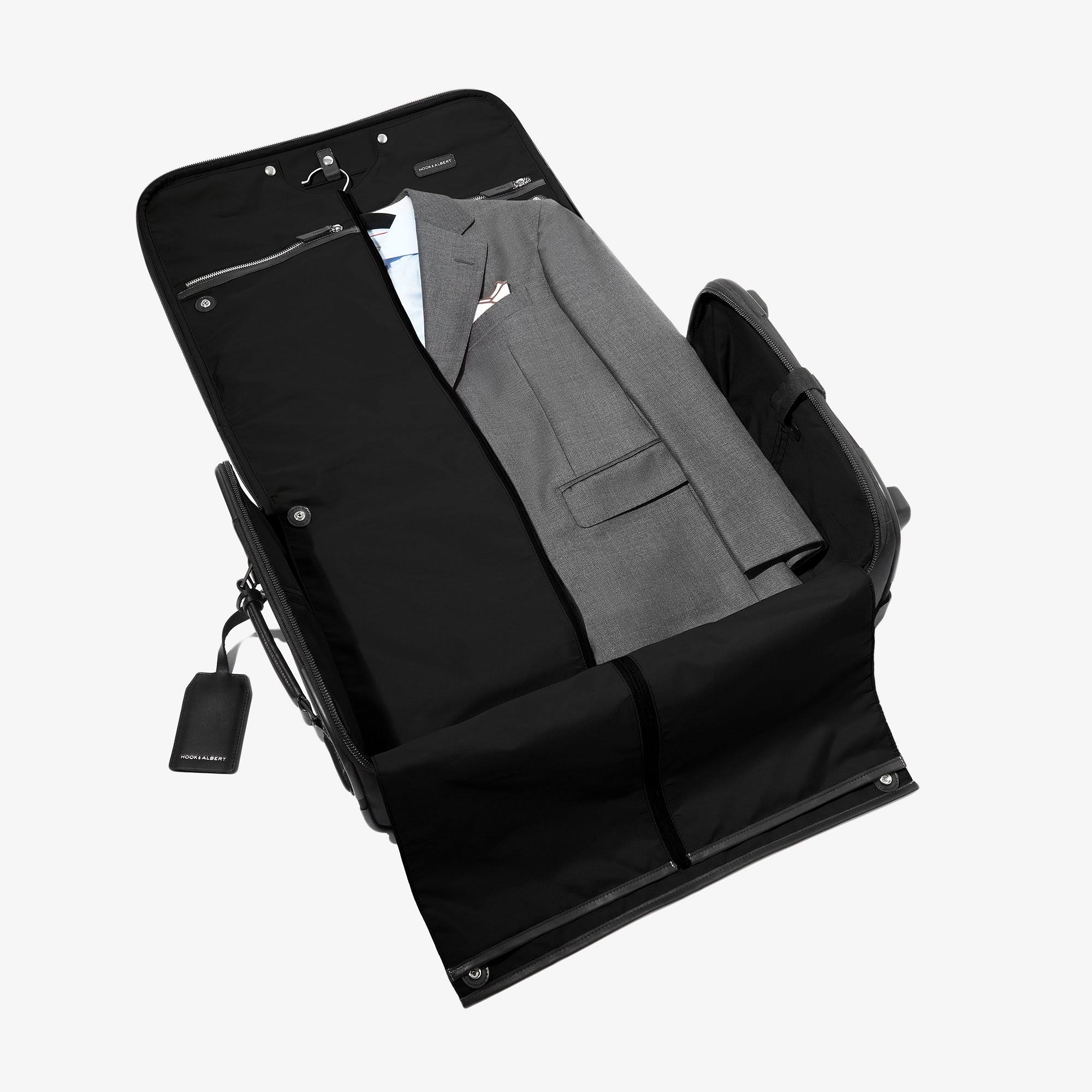 Hook u0026 Albert Garment Luggage Carry-On Suitcase | Black