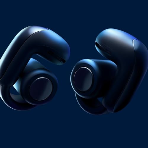 Bose Ultra Open Bluetooth Earbuds, True Wireless Earbuds with OpenAudio for Awareness, Clip On Design for Comfort, Immersive Audio