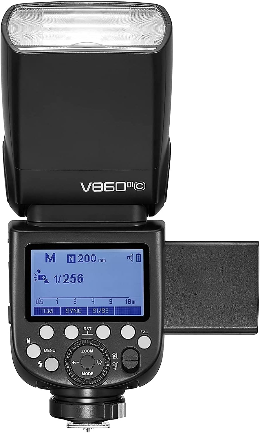 Godox V860III-C TTL 2.4G GN60 HSS Camera Flash with 10-Speed Adjustable Modeling Light, One-Key Switch TTL+2600 mA